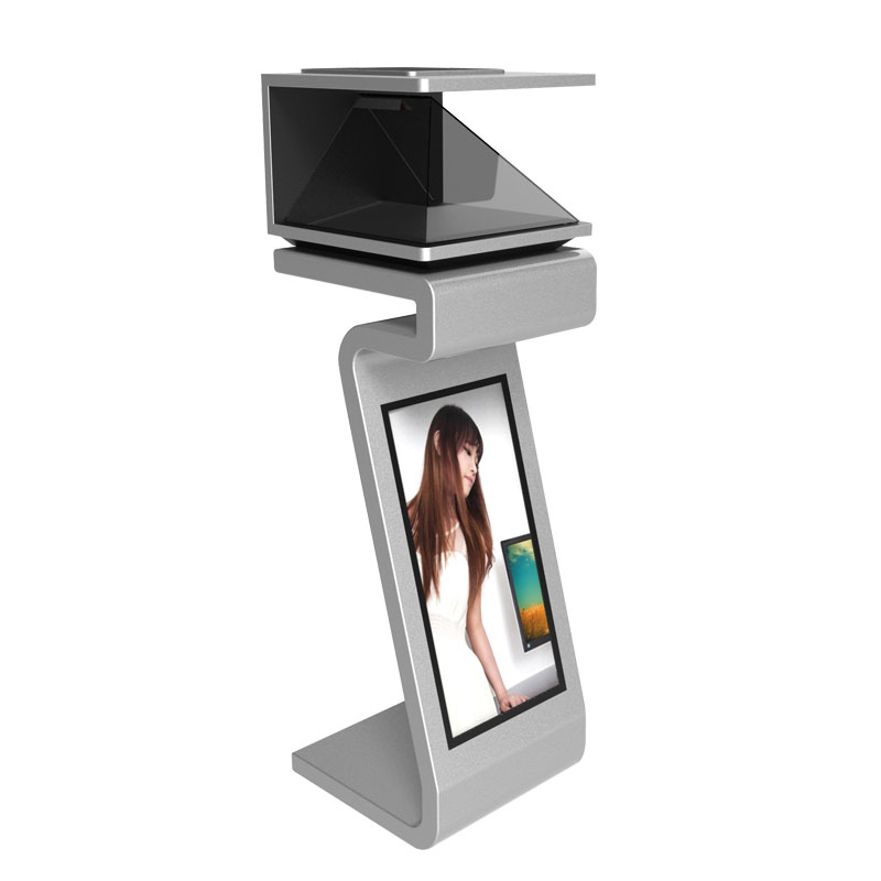 270 degree landing holographic cabinet advertising machine