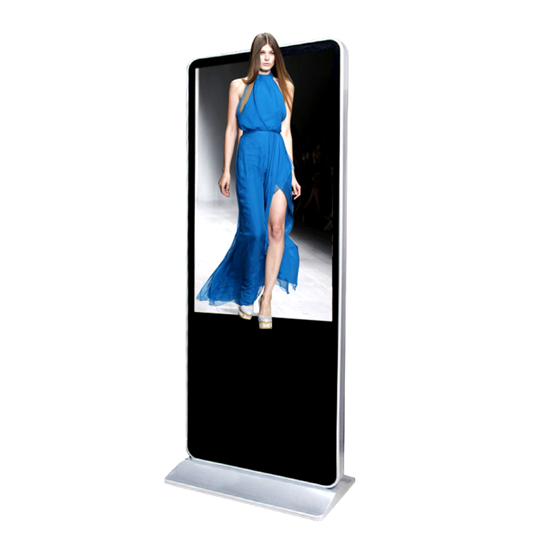 Naked eye 3D vertical landing advertising machine, round corner